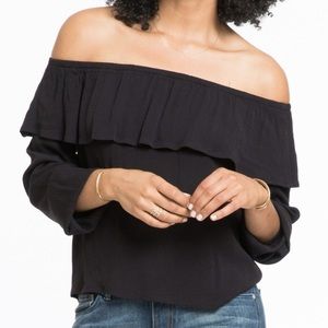 Marine Layer off the shoulder top
